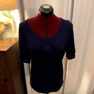 Sheer Blue Top - Charlotte Rouse